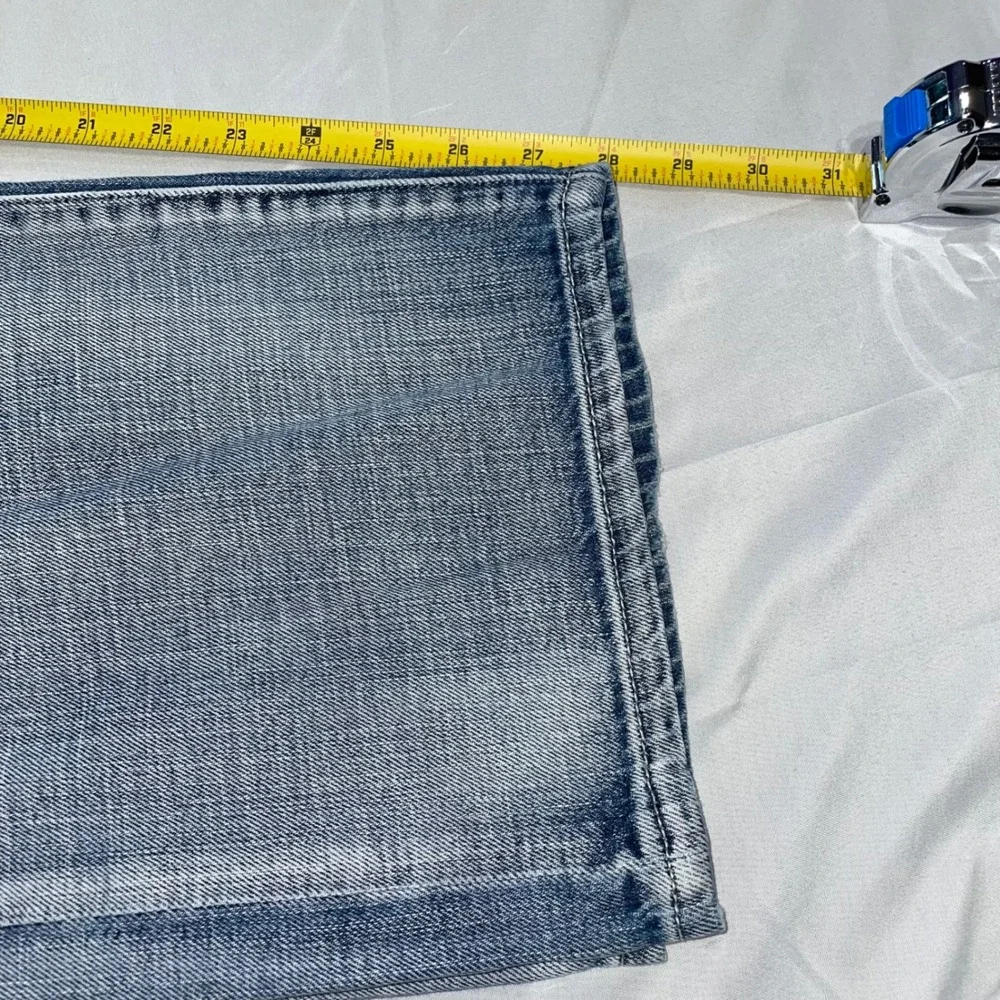 Levis 569 Loose Straight Jeans Mens 34x30 Light‎ Wash Blue Denim Cotton 569-0125